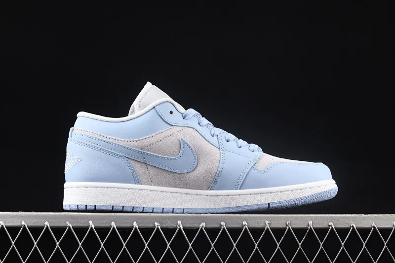 All categories Air Jordan Jordan series basketball shoes Air Jordan 1 Low G version pure original Air Jordan 1 Low AJ1 Joe 1 University blue ice blue gray low-top casual sneakers DC0774-050